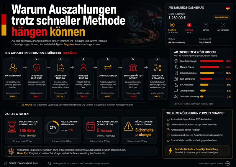 Online-Casino mit Sofortauszahlung: Auszahlung in Minuten